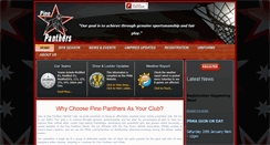 Desktop Screenshot of pinepanthers.com